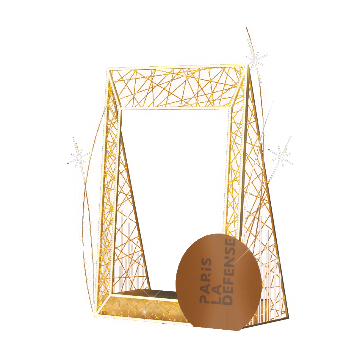 Gold Photo Frame - 11.3ft