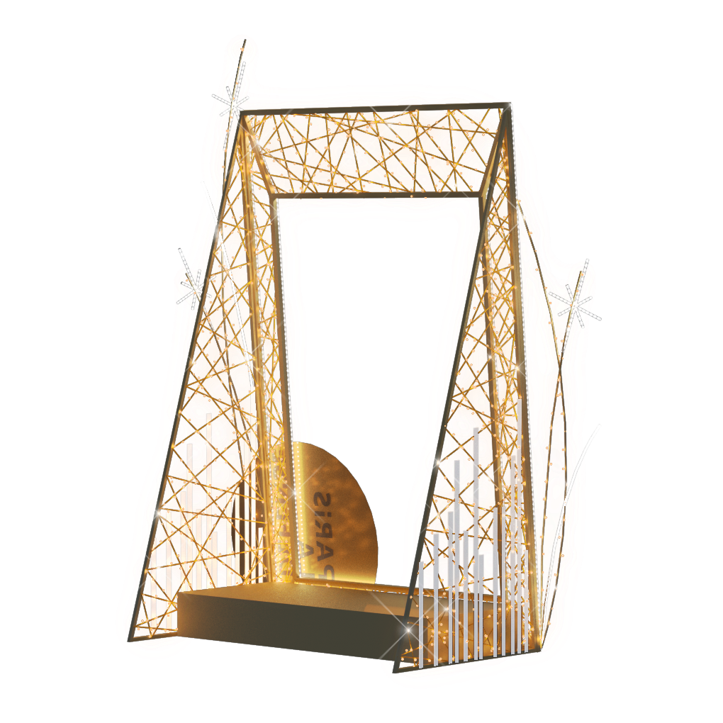 Gold Photo Frame - 11.3ft