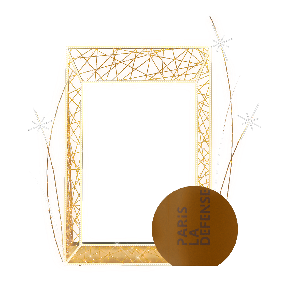 Gold Photo Frame - 11.3ft