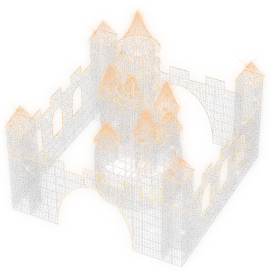 Walk Thru Castle - 32.8ft