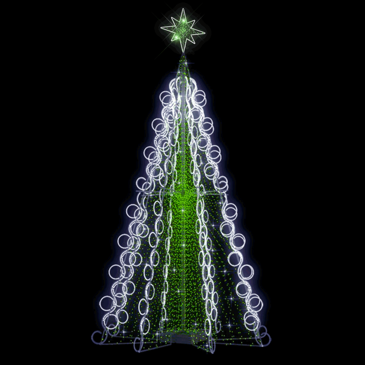 Perle Tree in Green - 8 panels - 19.68ft