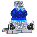 Ice Skating Polar Bear - 7.21ft