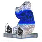 Ice Skating Polar Bear - 7.21ft