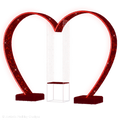 Heart Arch with Bench 9.8ft
