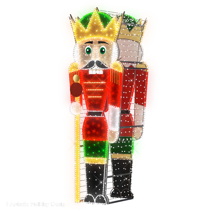 2D/3D Nutcracker 8.5ft