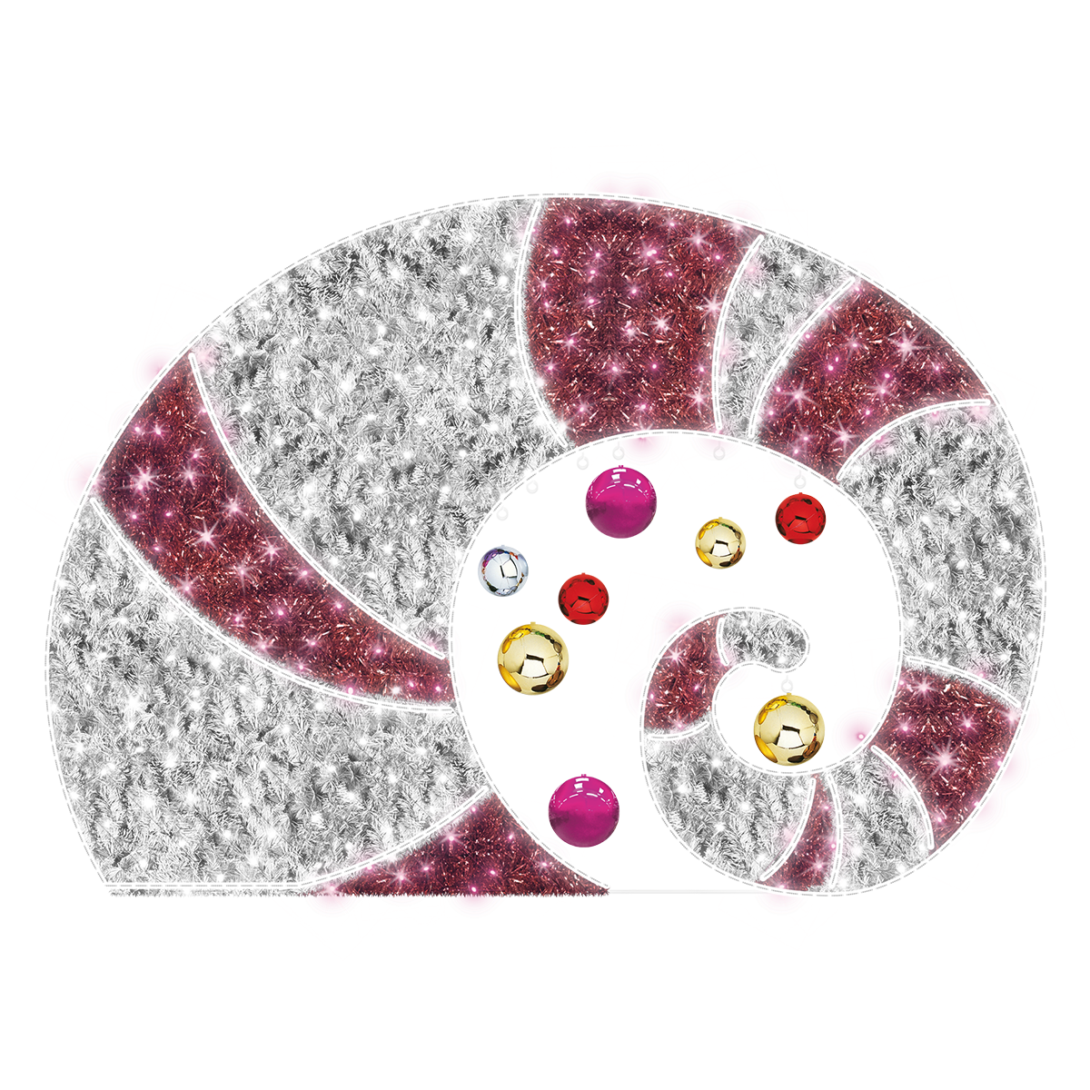 2D Sugar Spiral - 4.5ft