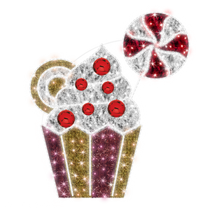 2D Cupcake - 4.9ft