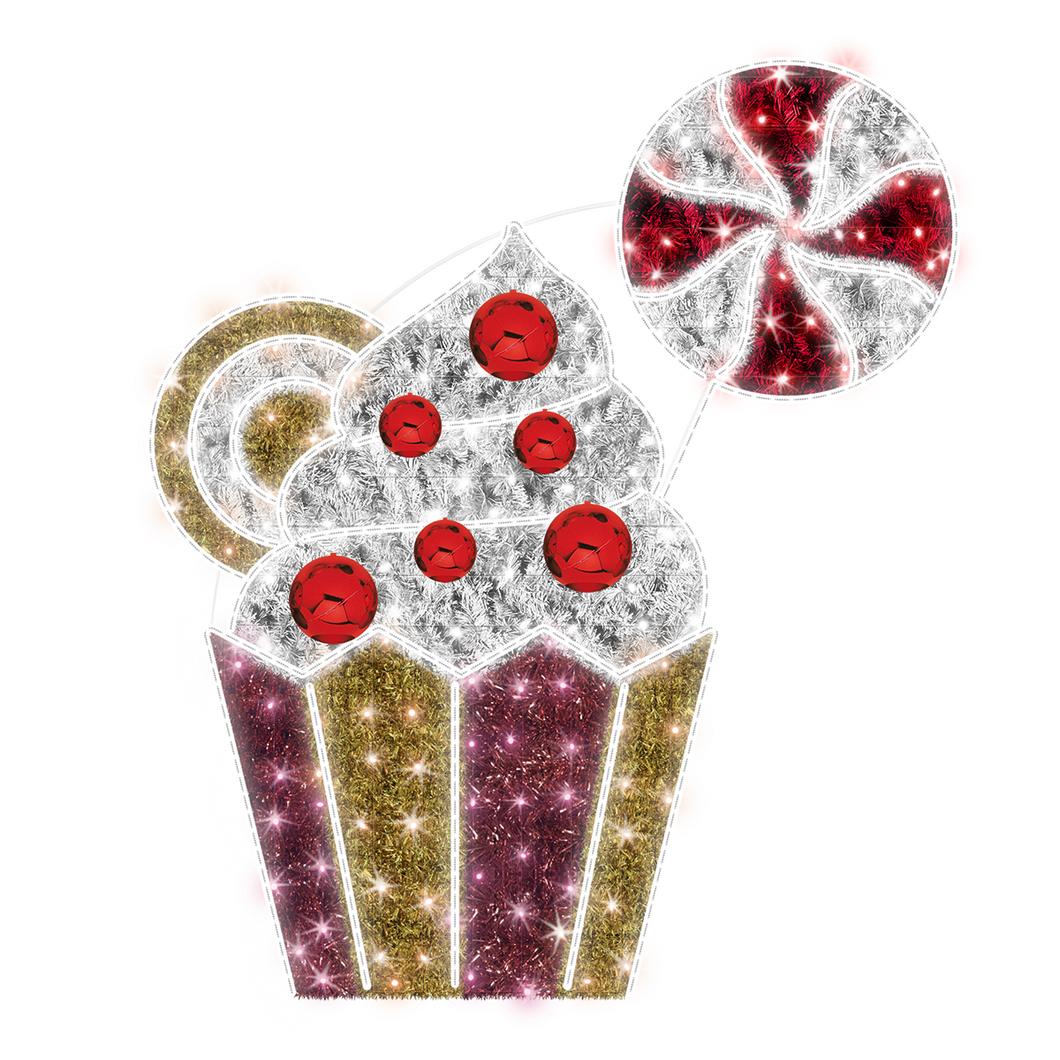 2D Cupcake - 4.9ft