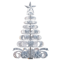 Ribbon Tree in Glittering White - 28ft