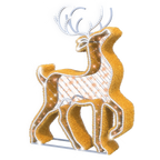Majestic Reindeer - 6.3ft - artistic-holiday-designs