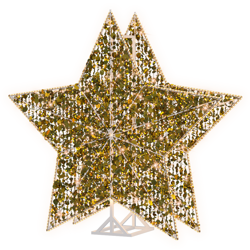 Radiant Star - 6.5ft - artistic-holiday-designs
