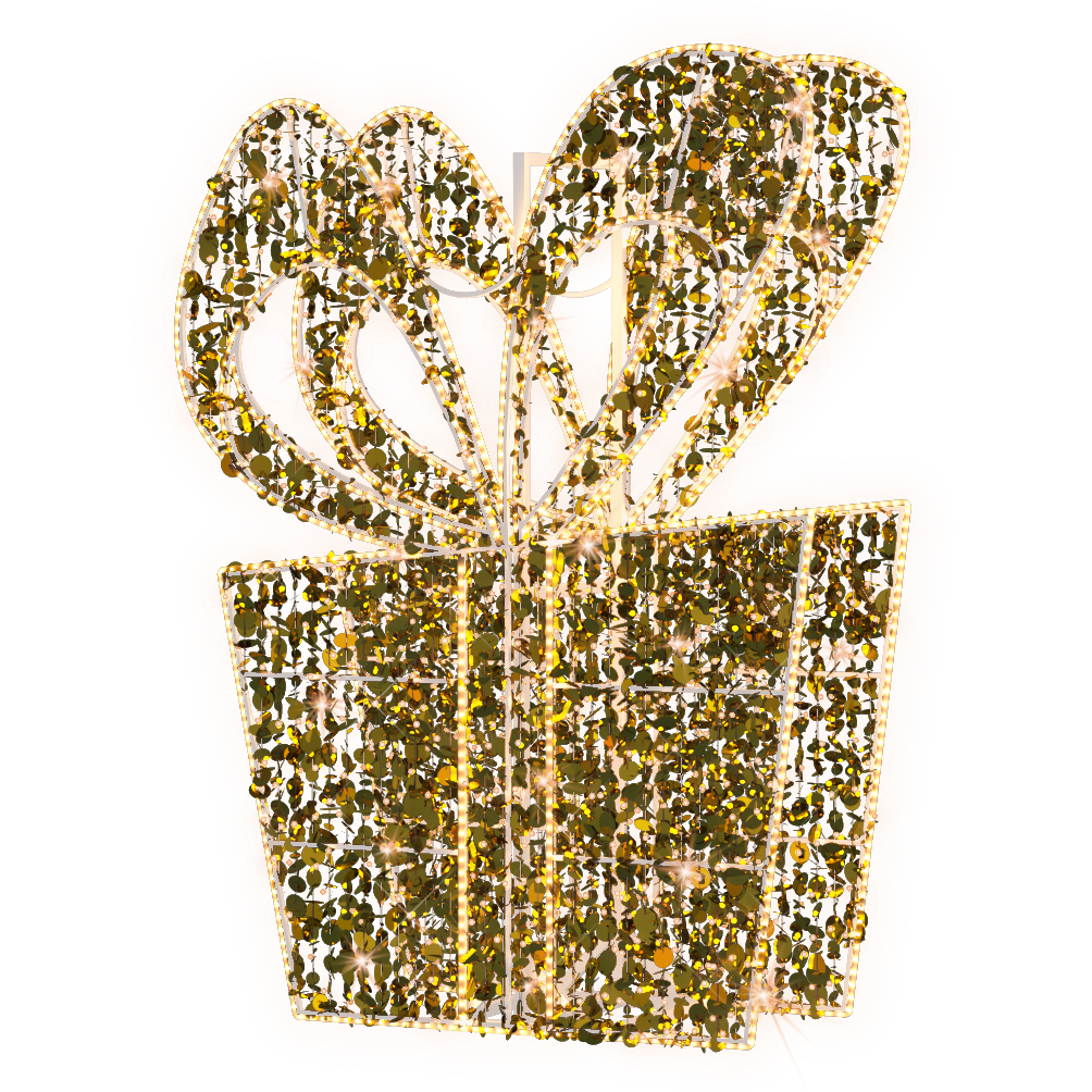 Radiant Giftbox - 6.5ft - artistic-holiday-designs