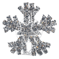 Radiant Snowflake - 6.5ft - artistic-holiday-designs
