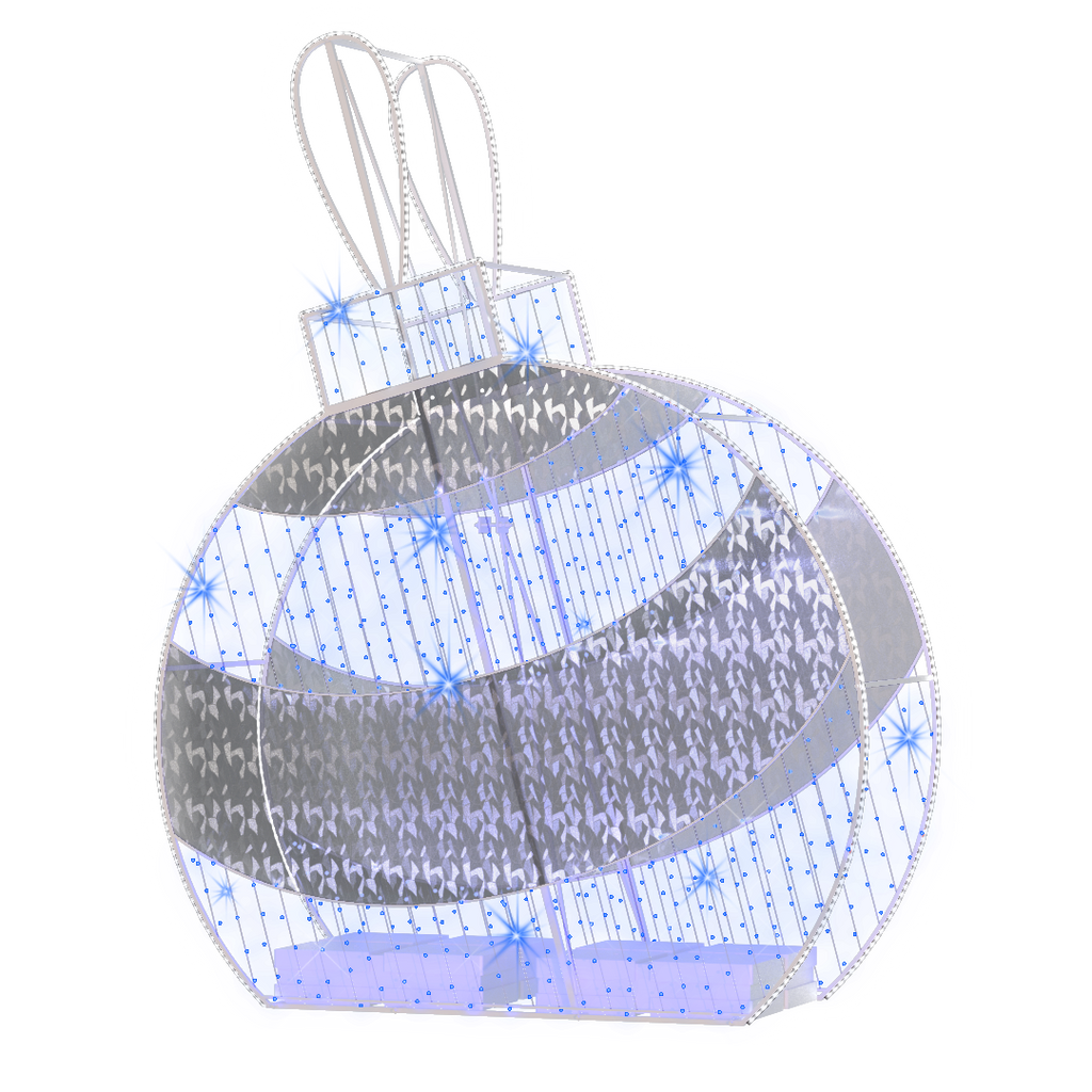 2D/3D Enchanted Blue Ornament - 9.8ft