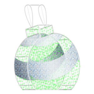 2D/3D Enchanted Green Ornament - 9.8ft